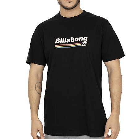 Camiseta Billabong Walled Unit II SM26 Masculina Preto