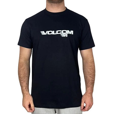 Camiseta Volcom Olympian SM26 Masculina Preto