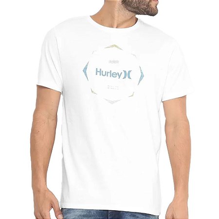 Camiseta Hurley Silk Collide The Sky Branca