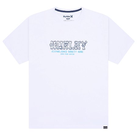 Camiseta Hurley Bones SM26 Masculina Branco
