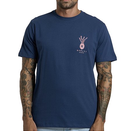 Camiseta Hurley Xilo SM26 Masculina Marinho