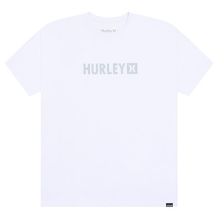 Camiseta Hurley Square SM26 Masculina Branco
