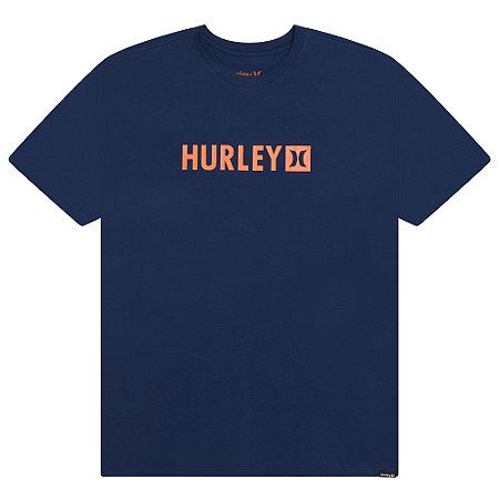 Camiseta Hurley Square SM26 Masculina Marinho