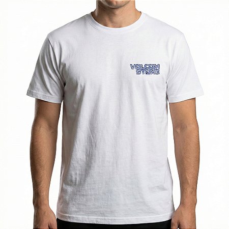 Camiseta Volcom Migrane SM26 Masculina Branco