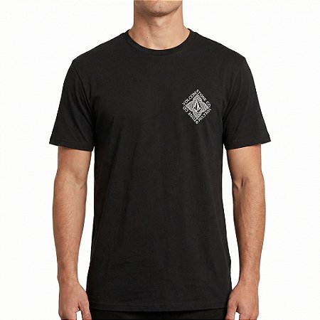 Camiseta Volcom Obtical SM26 Masculina Preto