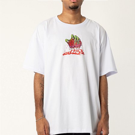 Camiseta Lost Raised To Be Lost Oversized SM26 Branco