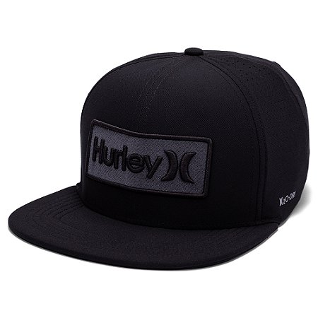 Boné Hurley Aba Reta Block SM26 Preto
