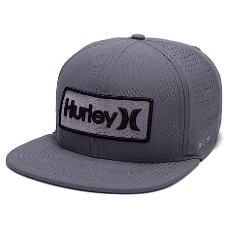 Boné Hurley Aba Reta Block SM26 Cinza