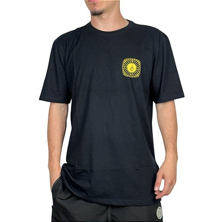Camiseta Volcom Frequency SM26 Masculina Preto