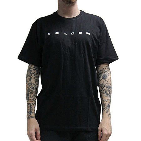 Camiseta Volcom Yewwro SM26 Masculina Preto