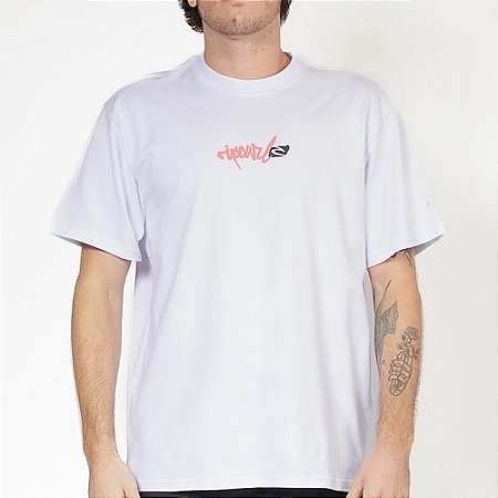 Camiseta Rip Curl Script Signature GM SM26 Masculina White