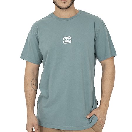 Camiseta Billabong Bracket Wave SM26 Masculina Verde