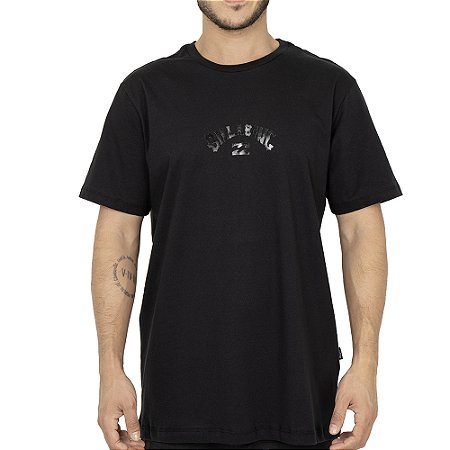 Camiseta Billabong Mid Arch PS SM26 Masculina Preto