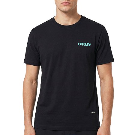 Camiseta Oakley B1B Warp Graphic SS SM26 Masculina Blackout