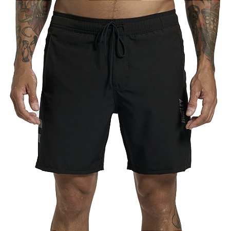 Bermuda Hurley Block SM26 Masculino Preto