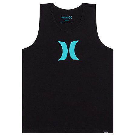 Regata Hurley Icon SM26 Masculina Preto