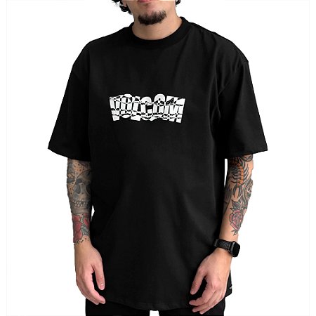 Camiseta Volcom Comfort Fenderbender SM26 Masculina Preto