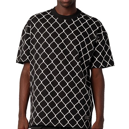 Camiseta MCD Box Fit Alambrado SM26 Masculina Preto