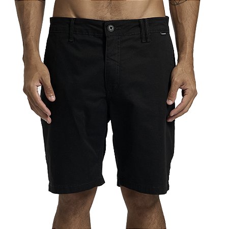 Bermuda Hurley Sarja Casual SM26 Masculina Preto