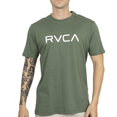 Camiseta RVCA Big RVCA SM26 Masculina Verde
