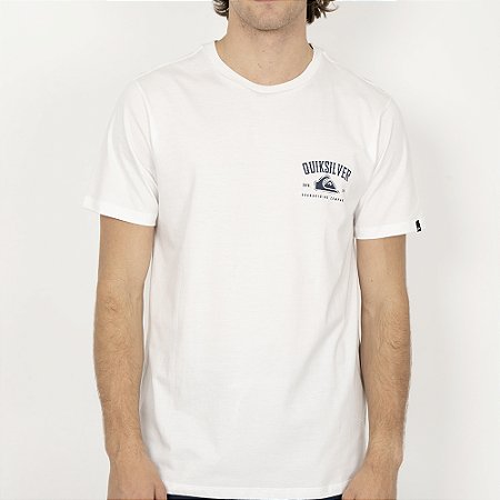 Camiseta Quiksilver Paradise SM26 Masculina Snow White