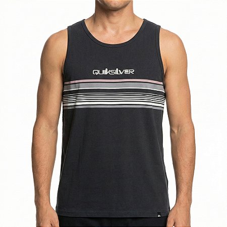 Regata Quiksilver Banner SM26 Masculina Cinza Escuro