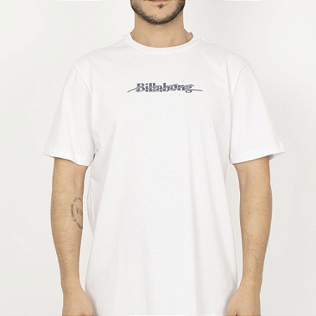 Camiseta Billabong Tripple Up SM26 Masculina Branco