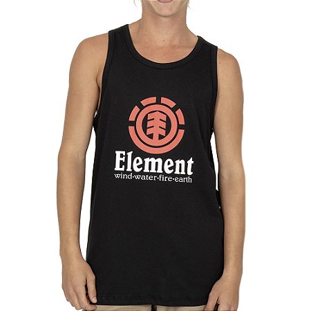 Regata Element Vertical SM26 Masculina Preto