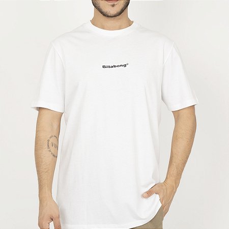 Camiseta Billabong Smitty SM26 Masculina Branco