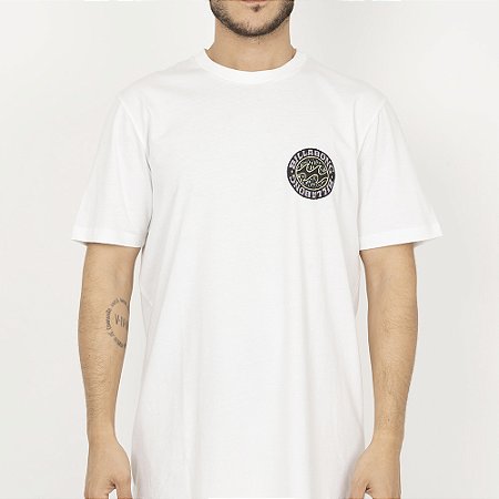 Camiseta Billabong Decal SM26 Masculina Branco