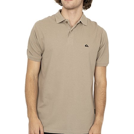Camisa Quiksilver Polo Loia Embroidery SM26 Masculina Caqui