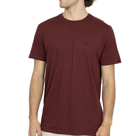 Camiseta Quiksilver Embroidery SM26 Masculina Vinho
