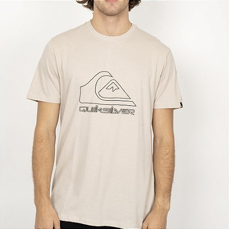 Camiseta Quiksilver New Tour SM26 Masculina Areia