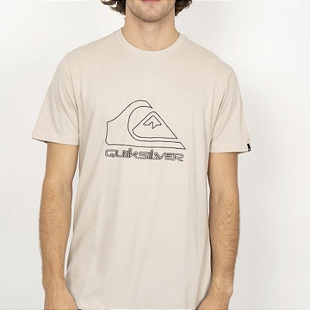 Camiseta Quiksilver New Tour Plus Size SM26 Areia