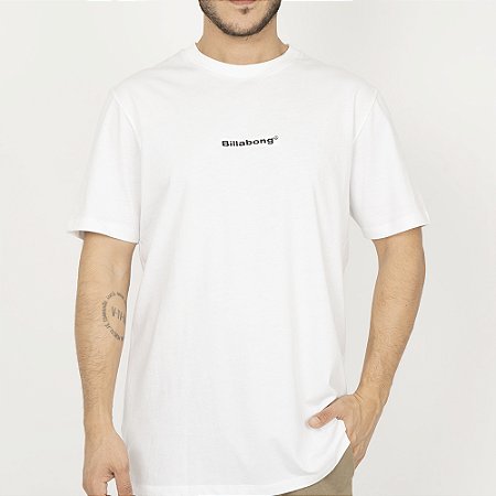 Camiseta Billabong Smity Plus Size SM26 Masculina Branco