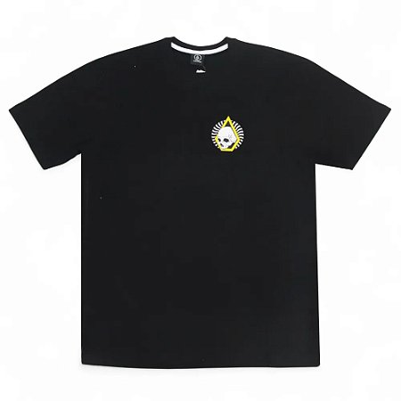 Camiseta Volcom Arched Oversize SM26 Masculina Preto