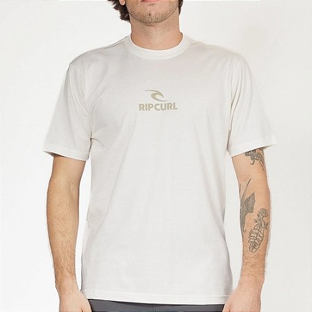 Camiseta Rip Curl Icon SM26 Masculina Bone