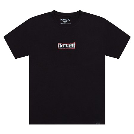 Camiseta Hurley Barong SM26 Masculina Preto