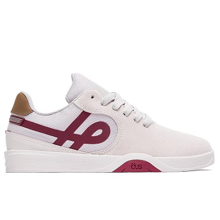 Tênis OUS Imigrante Masculino Cinza Claro Bordo Essencial