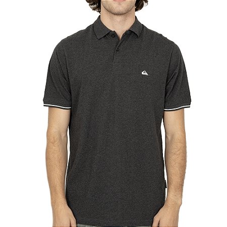 Camisa Quiksilver Polo Light Line SM26 Masculina Preto