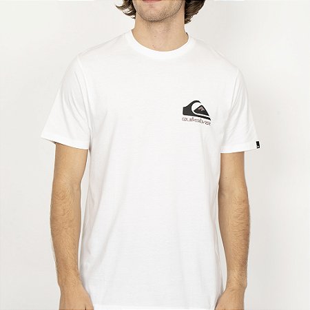 Camiseta Quiksilver Omni Logo Plus Size SM26 Branco