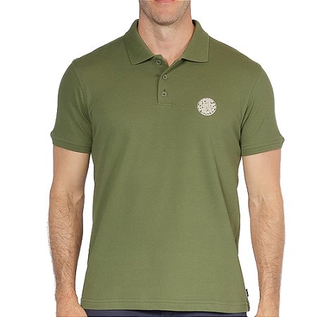 Camisa Rip Curl Polo Wettie SM26 Masculina Deep Cactus