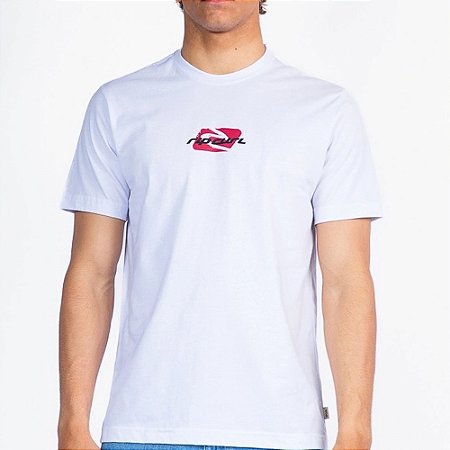 Camiseta Rip Curl Front Splat SM26 Masculina White