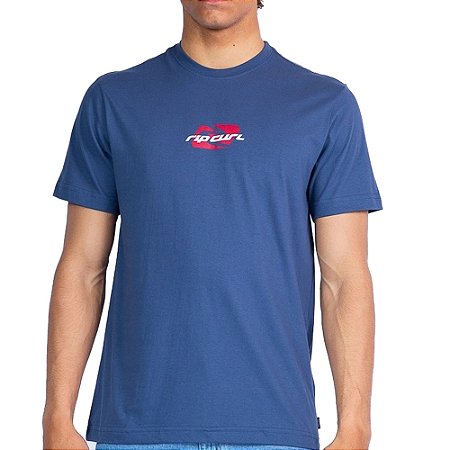 Camiseta Rip Curl Front Splat SM26 Masculina Light Navy