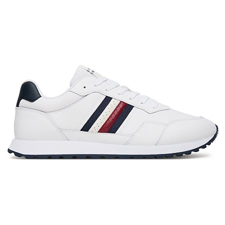 Tênis Tommy Hilfiger New Runner EVA LTH Stripes White