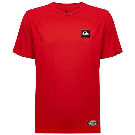 Camiseta Quiksilver Emb Square SM26 Masculina Vermelho