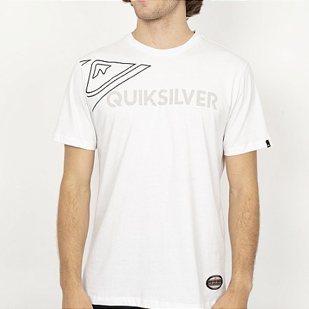 Camiseta Quiksilver Emb Side Omni SM26 Masculina Branco