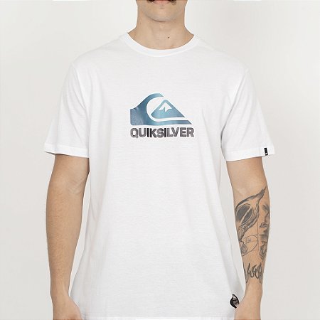 Camiseta Quiksilver Soft Hologram SM26 Masculina Branco