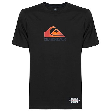Camiseta Quiksilver Soft Hologram SM26 Masculina Preto