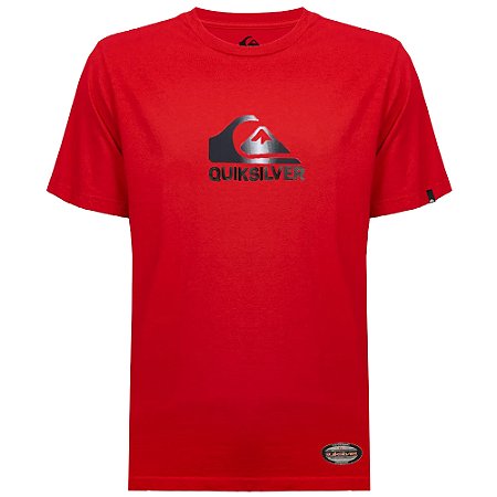 Camiseta Quiksilver Soft Hologram SM26 Masculina Vermelho